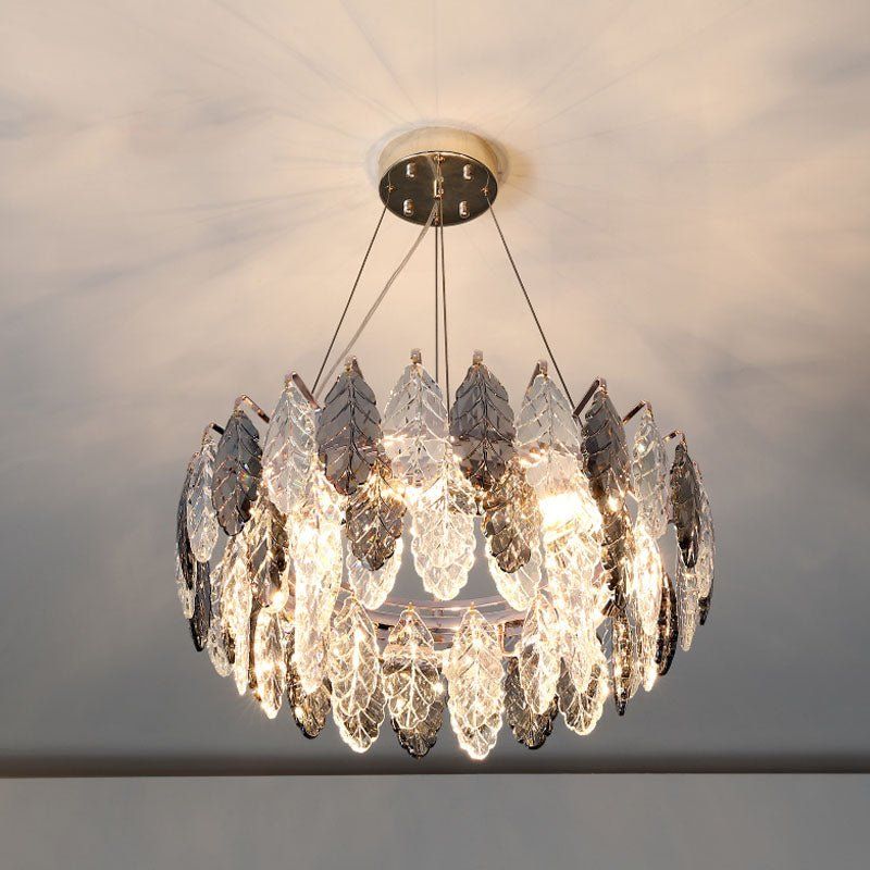 Luxirious Leaf Ring Chandelier 32" - view 3