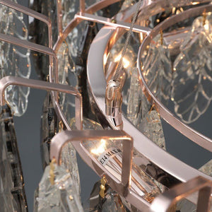 Luxirious Leaf Ring Chandelier 19" - view 5