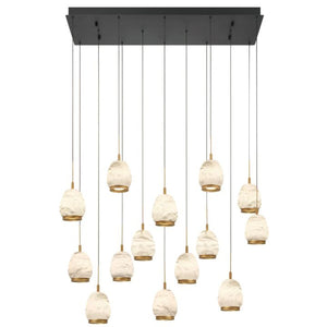 Alabaster Linear LED Chandelier - view 11