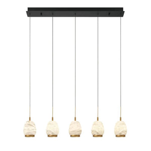Alabaster Linear LED Chandelier - view 3