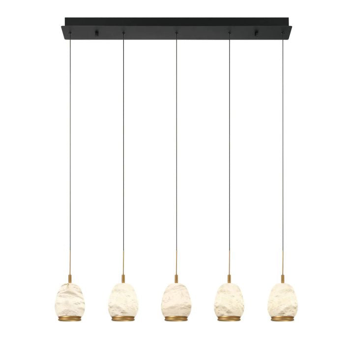 Alabaster Linear LED Chandelier - view 3