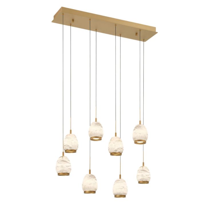 Alabaster Linear LED Chandelier - view 8