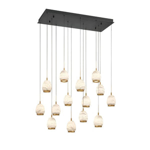 Alabaster Linear LED Chandelier - view 12