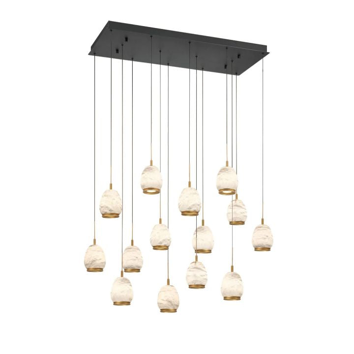 Alabaster Linear LED Chandelier - view 12