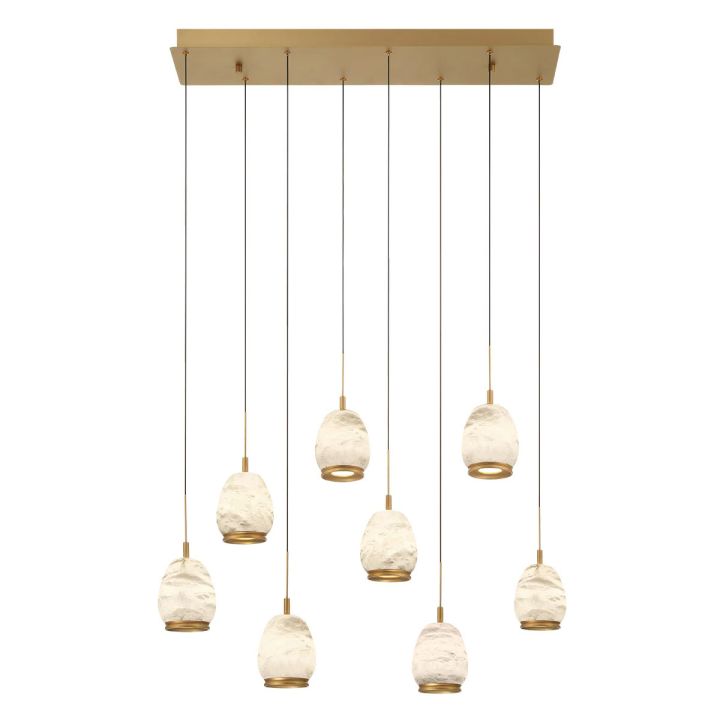 Alabaster Linear LED Chandelier - view 6