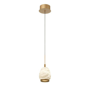 Alabaster Round  LED Pendant, chandelier