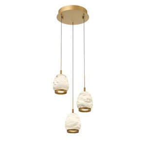 Alabaster Round  LED Pendant, chandelier - view 3