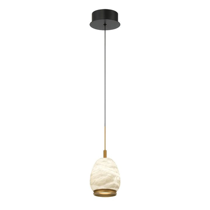Alabaster Round  LED Pendant, chandelier - view 2