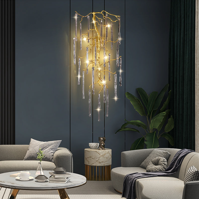 Beathe Light Crystal Branch Wall Sconce - view 3