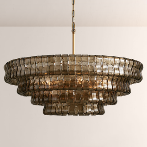 Lime 4-Tier Glass Round Chandelier - view 8