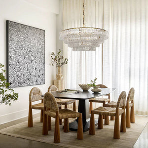Lime 4-Tier Glass Round Chandelier - view 11