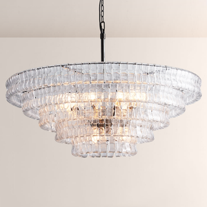 Lime 4-Tier Glass Round Chandelier - view 5