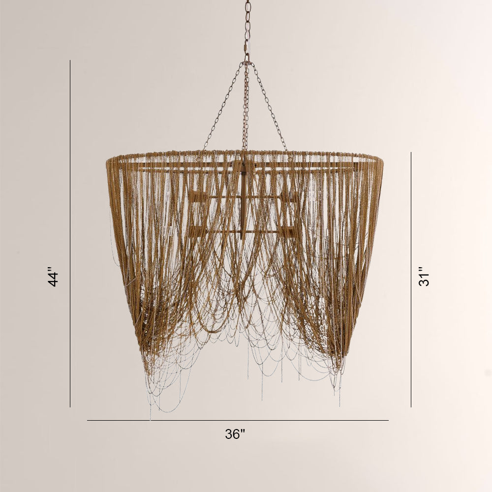 Lindsay Oval Chains Chandelier - view 11