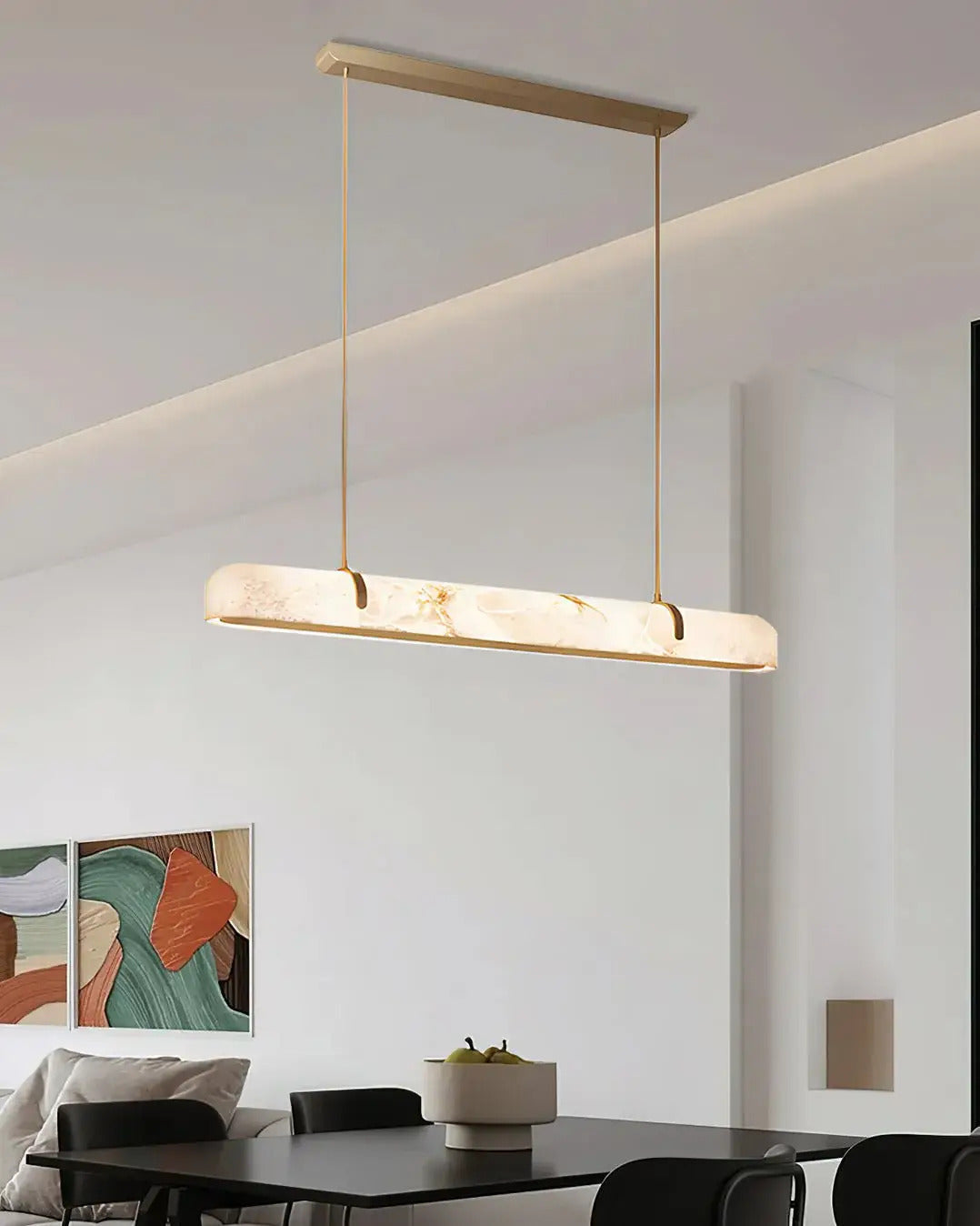Linear Alabaster Chandelier - view 6