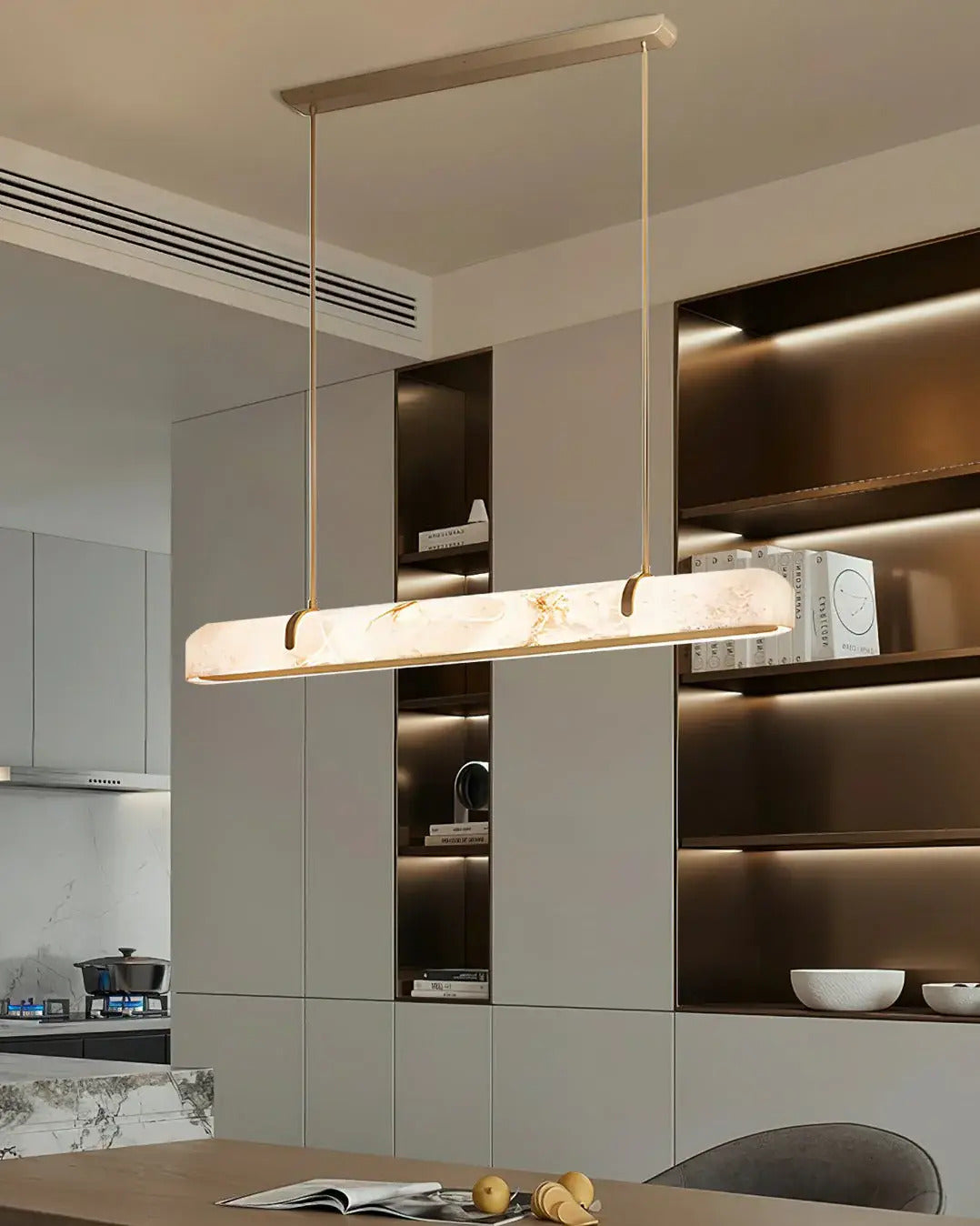 Linear Alabaster Chandelier - view 9