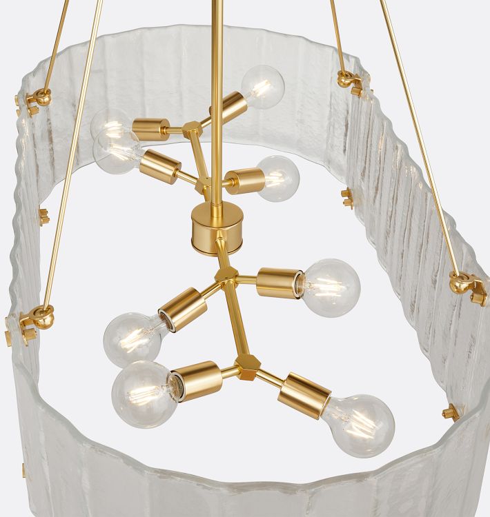 Willamette Glass Linear Chandelier 48'' - view 15