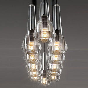 Abner Linear Crystal Chandelier - view 4