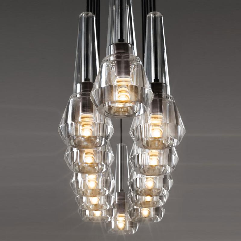 Abner Linear Crystal Chandelier - view 4