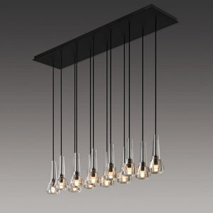 Abner Linear Crystal Chandelier - view 3