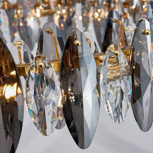 Flora Crystal Linear Chandelier L35" - view 5