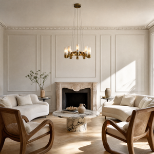 Livia Modern Alabaster Hanging Light Fixtures, chandelier - view 8