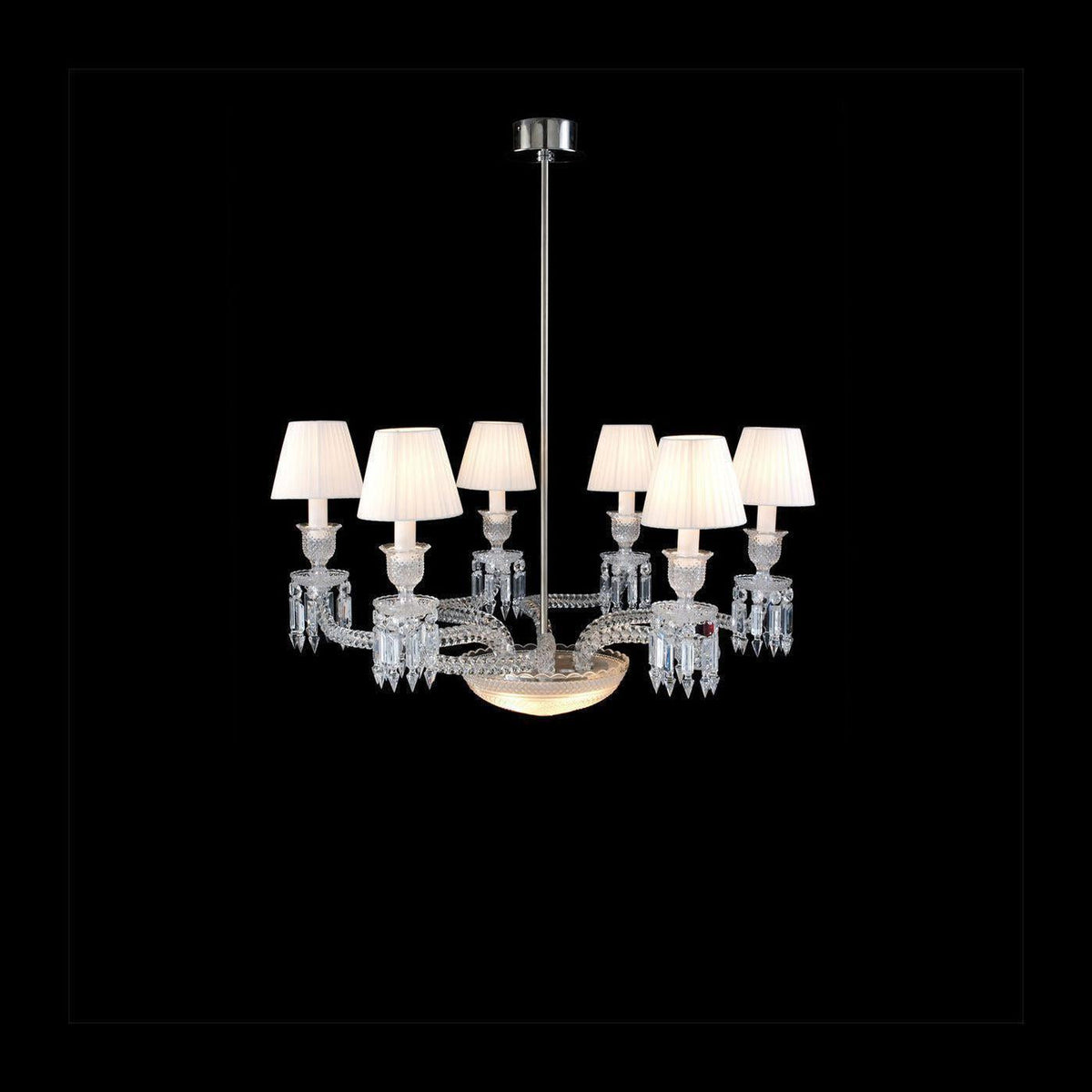 Lliana Classic Oval Crystal Chandelier 6 Lights