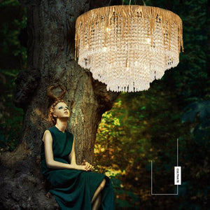 Crystal Cascade Chandelier - view 2