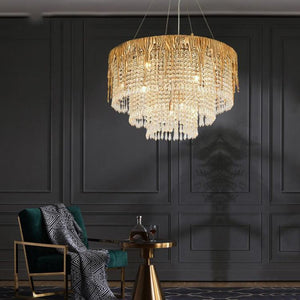 Crystal Cascade Chandelier - view 3