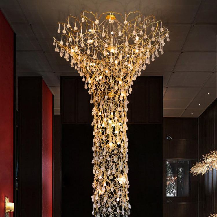 Lumanna Large Branch Chandelier For High Ceiling