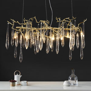 Teardrop  Large Teardrop Modern Branch Chandelier - view 2