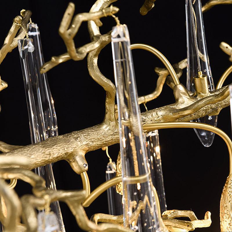 Teardrop  Large Teardrop Modern Branch Chandelier - view 5