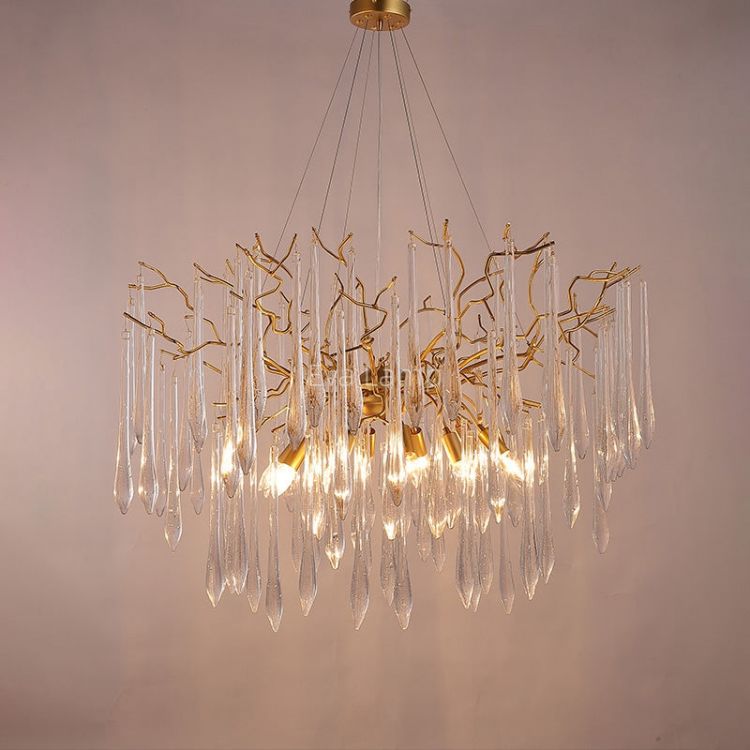 Aqua Round Branch Living And Dining Chandelier - view 11