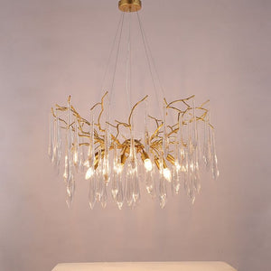Aqua Round Branch Living And Dining Chandelier - view 6