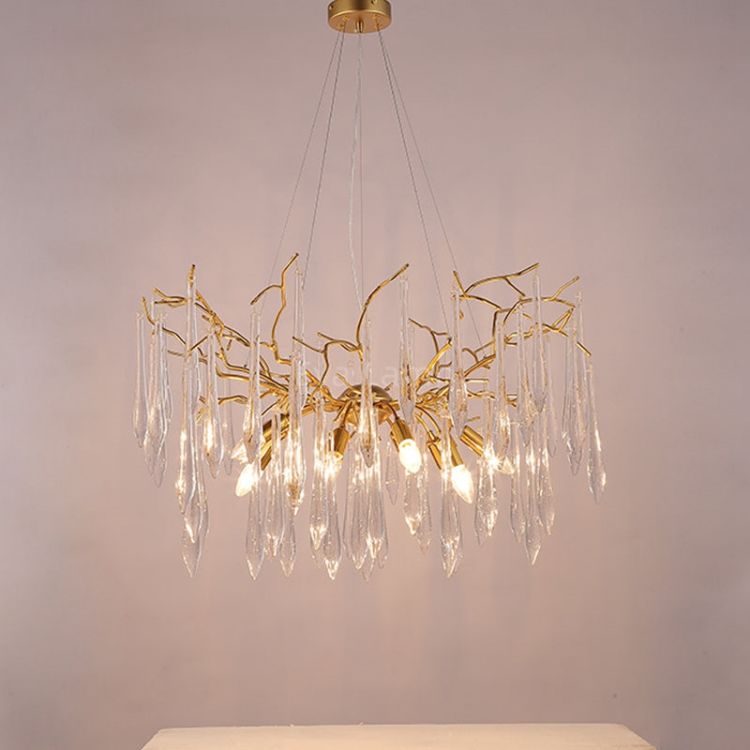 Aqua Round Branch Living And Dining Chandelier - view 6