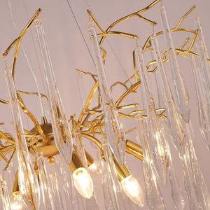 Aqua Round Branch Living And Dining Chandelier - view 8
