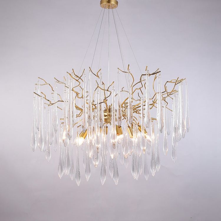 Aqua Round Branch Living And Dining Chandelier - view 10