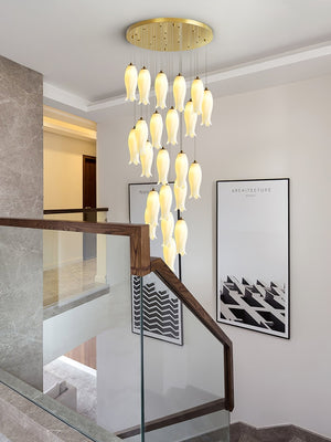 Luma Flora Stairs Chandelier, ceramic - view 14