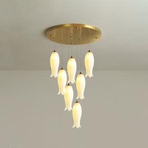 Luma Flora Stairs Chandelier, ceramic - view 16