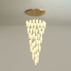 Luma Flora Stairs Chandelier, ceramic - view 21