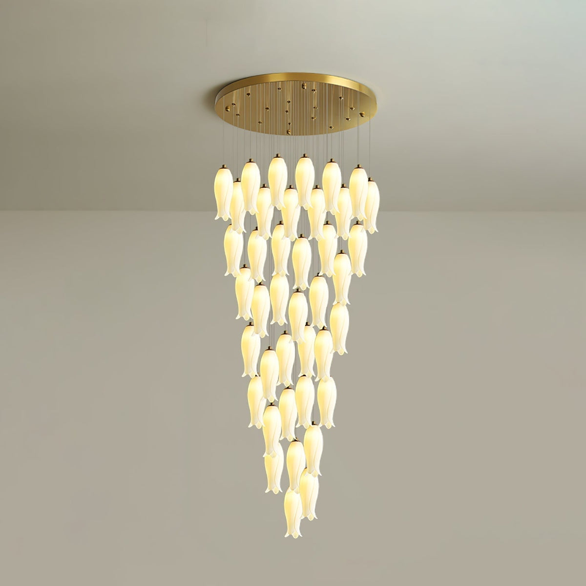 Luma Flora Stairs Chandelier, ceramic - view 52