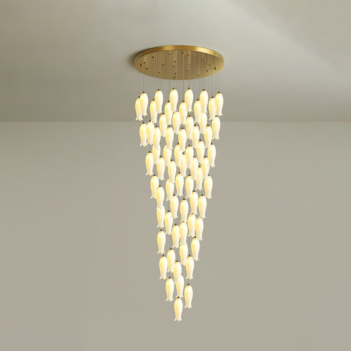 Luma Flora Stairs Chandelier, ceramic - view 22