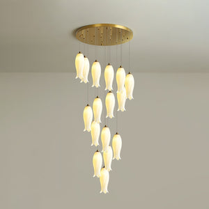 Luma Flora Stairs Chandelier, ceramic - view 47