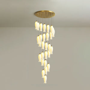 Luma Flora Stairs Chandelier, ceramic - view 27