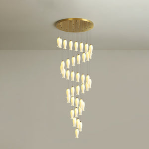 Luma Flora Stairs Chandelier, ceramic - view 28