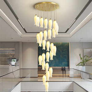 Luma Flora Stairs Chandelier, ceramic - view 8
