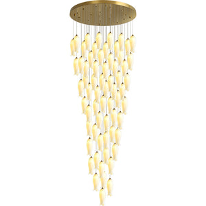 Luma Flora Stairs Chandelier, ceramic - view 30