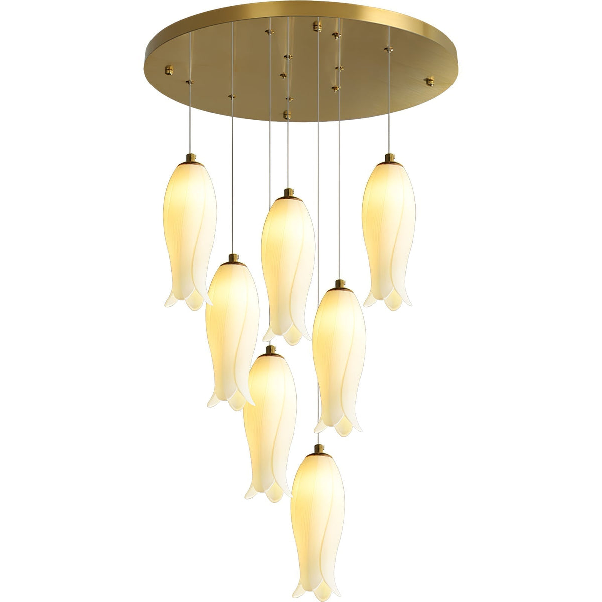Luma Flora Stairs Chandelier, ceramic - view 36