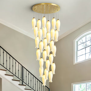 Luma Flora Stairs Chandelier, ceramic - view 3