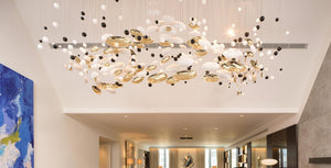Galaxy Lustre Meteor Shower Crystal Spiral Chandelier - view 6