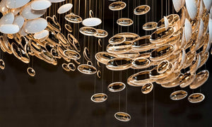 Galaxy Lustre Meteor Shower Crystal Spiral Chandelier - view 5